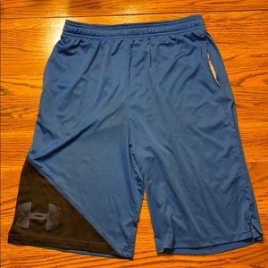 Boys blue under armour shorts